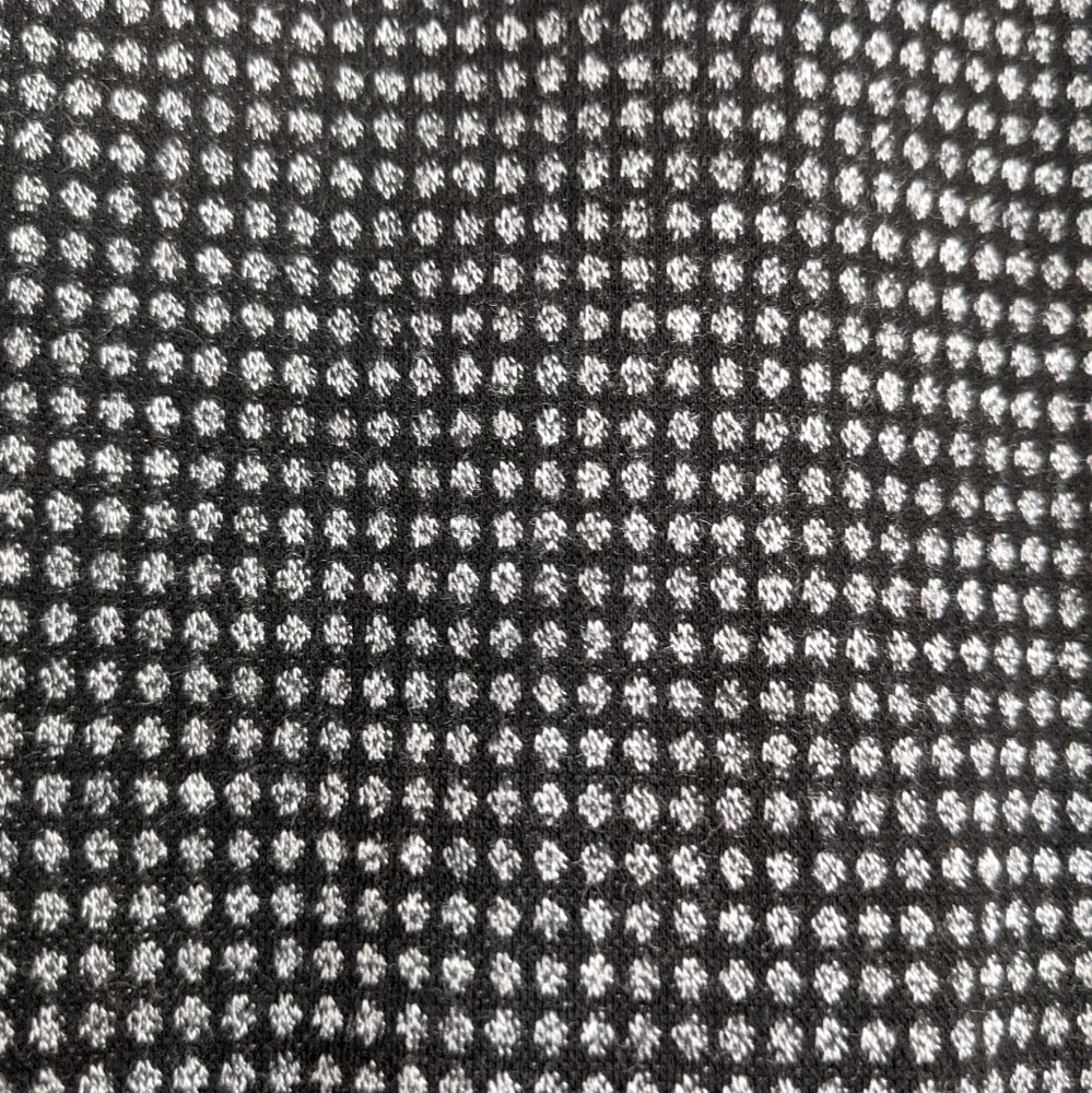 Loft Sheath Dress Black Ponte Knit Patterned Sleeveless - Picture 7 of 17